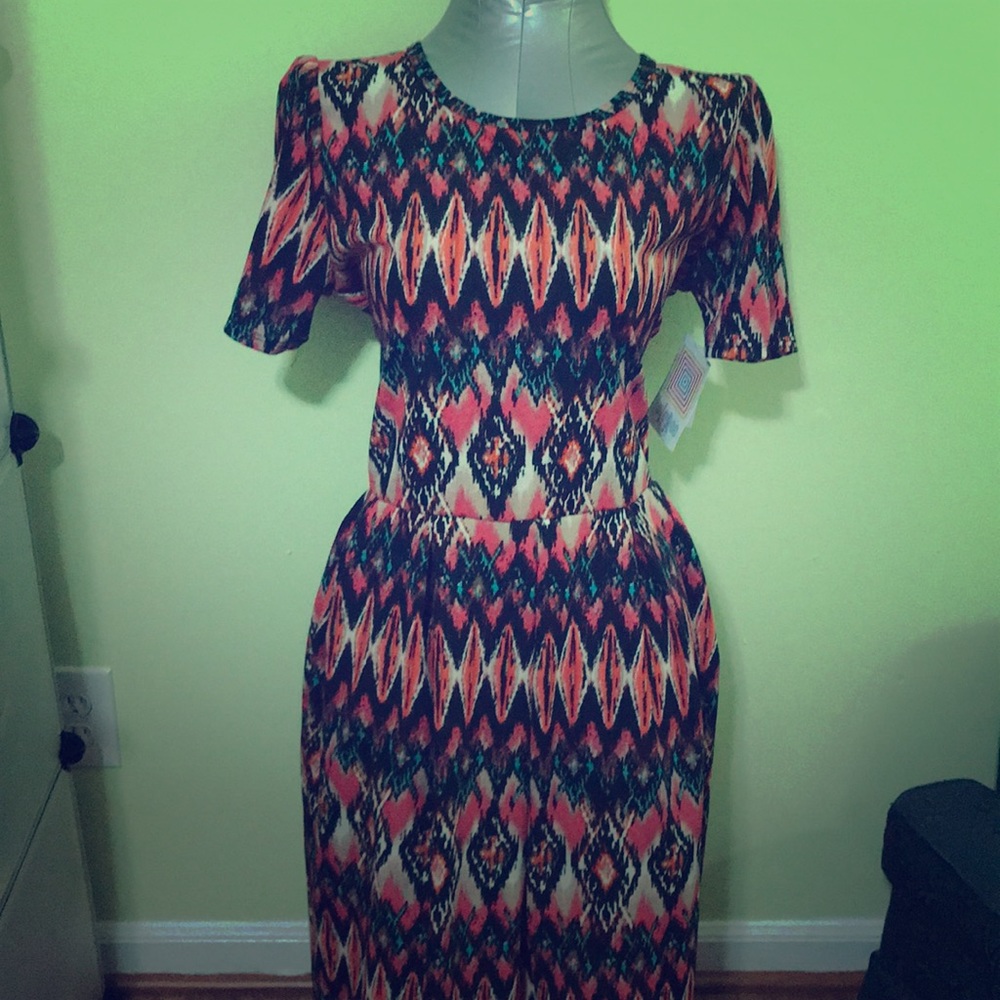B2G1F: Lularoe Colorful Amelia Dress
